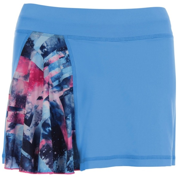 Sofibella Spectrum 13” Reflect Blue Athletic Polyester & Spandex Tennis Skort - Picture 1 of 7